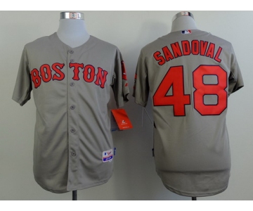 Boston Red Sox #48 Pablo Sandoval 2014 Gray Jersey