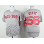 Boston Red Sox #56 Joe Kelly 2014 Gray Jersey