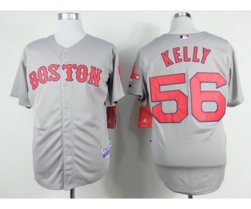 Boston Red Sox #56 Joe Kelly 2014 Gray Jersey
