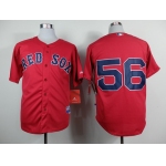 Boston Red Sox #56 Joe Kelly Red Jersey