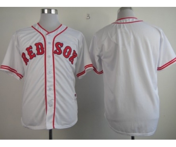 Boston Red Sox Blank 1936 White Jersey