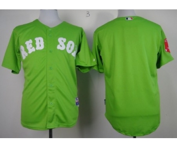 Boston Red Sox Blank 2013 Green Jersey
