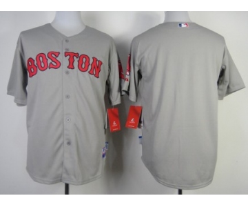 Boston Red Sox Blank 2014 Gray Jersey