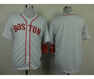 Boston Red Sox Blank 2014 White Jersey