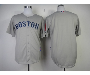 Boston Red Sox Blank Gray Jersey