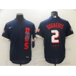Men Boston Red Sox 2 Bogaerts Blue 2021 All Star Elite Nike MLB Jersey