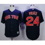Men's Boston Red Sox #24 David Price Blue New Cool Base Jersey