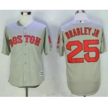 Men's Boston Red Sox #25 Jackie Bradley Jr. Gray Road Stitched 2015 MLB Cool Base Jersey