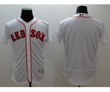 Men's Boston Red Sox Blank White Flexbase 2016 MLB Player Jersey