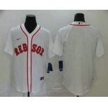 Men's Boston Red Sox Blank White Stitched MLB Cool Base Nike Jersey