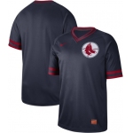 Red Sox Blank Navy Authentic Cooperstown Collection Stitched Baseball Jersey