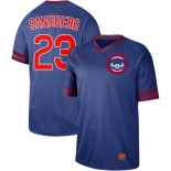 Cubs #23 Ryne Sandberg Royal Authentic Cooperstown Collection Stitched Baseball Jersey