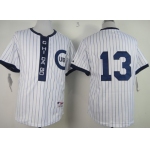 Chicago Cubs #13 Starlin Castro 1909 White Pullover Jersey