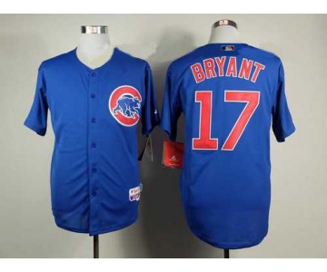 Chicago Cubs #17 Kris Bryant Blue Jersey