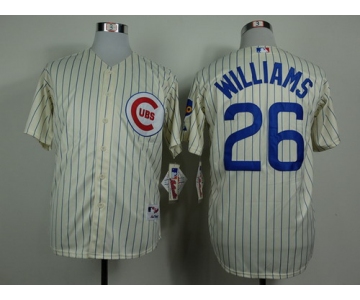Chicago Cubs #26 Billy Williams 1969 Cream Jersey