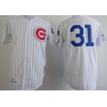 Chicago Cubs #31 Ferguson Jenkins 1969 White Throwback Jersey