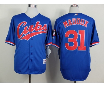 Chicago Cubs #31 Greg Maddux 1994 Blue Jersey