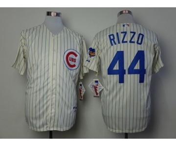 Chicago Cubs #44 Anthony Rizzo 1969 Cream Jersey
