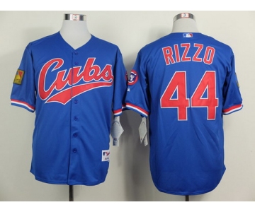 Chicago Cubs #44 Anthony Rizzo 1994 Blue Jersey
