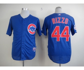 Chicago Cubs #44 Anthony Rizzo Blue Jersey