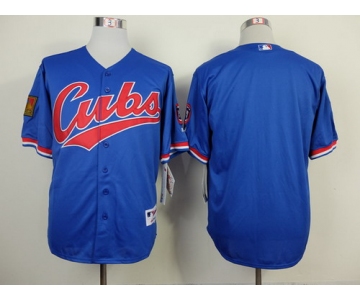 Chicago Cubs Blank 1994 Blue Jersey