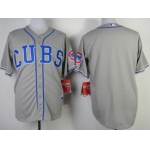 Chicago Cubs Blank 2014 Gray Jersey