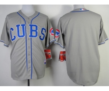 Chicago Cubs Blank 2014 Gray Jersey