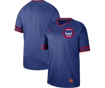 Cubs Blank Royal Authentic Cooperstown Collection Stitched Baseball Jersey