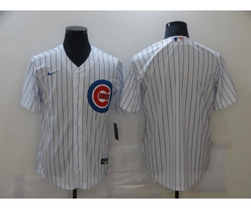 Men Chicago Cubs Blank White Game Nike MLB Jerseys