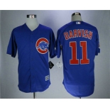 Men's Chicago Cubs #11 Yu Darvish Royal Blue Stitched MLB Cool Base MLB Jersey