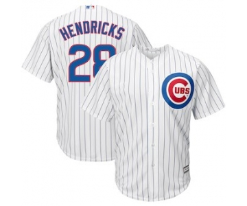 Men's Chicago Cubs 29 Kyle Hendricks Majestic White Home Cool Base Jersey