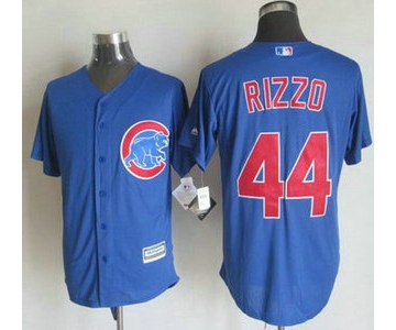 Men's Chicago Cubs #44 Anthony Rizzo Alternate Blue 2015 MLB Cool Base Jersey