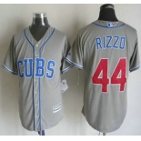 Men's Chicago Cubs #44 Anthony Rizzo Alternate Gray 2015 MLB Cool Base Jersey