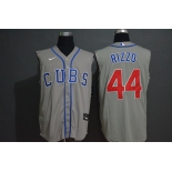 Men's Chicago Cubs #44 Anthony Rizzo Grey Road 2020 Cool and Refreshing Sleeveless Fan Stitched MLB Nike Jersey