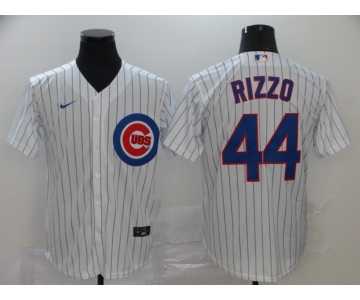 Men's Chicago Cubs #44 Anthony Rizzo White Stitched MLB Cool Base Nike Jersey