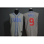Men's Chicago Cubs #9 Javier Baez Grey 2020 Cool and Refreshing Sleeveless Fan Stitched MLB Nike Jersey
