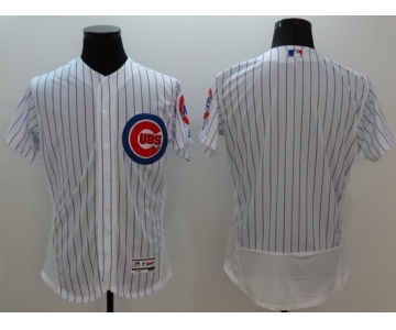 Men's Chicago Cubs Blank White Flexbase 2016 MLB Player Jersey