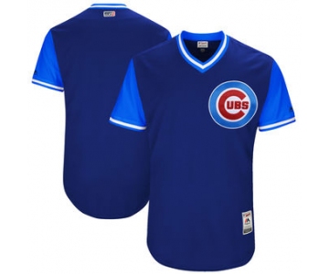 Men's Chicago Cubs Majestic Navy 2017 Players Weekend Authentic Team Jersey