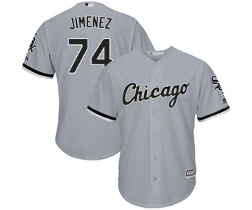 Men's Chicago White Sox #74 Eloy Jimenez Gray Cool Base Jersey