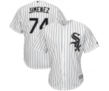 Men's Chicago White Sox #74 Eloy Jimenez White Cool Base Jersey