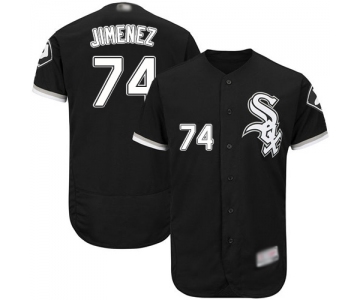 White Sox #74 Eloy Jimenez Black Flexbase Authentic Collection Stitched Baseball Jerseys