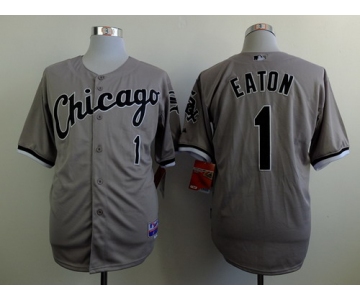 Chicago White Sox #1 Adam Eaton Gray Jersey
