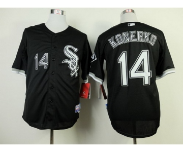 Chicago White Sox #14 Paul Konerko Black Jersey