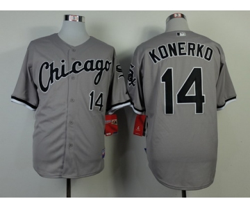 Chicago White Sox #14 Paul Konerko Gray Jersey