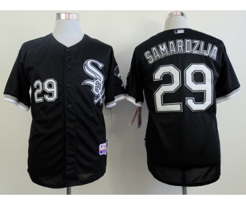Chicago White Sox #29 Jeff Samardzija Black Jersey