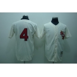 Chicago White Sox #4 Luke Appling 1933 Cream Throwback Jersey
