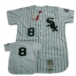 Chicago White Sox #8 Bo Jackson 1993 White Throwback Jersey