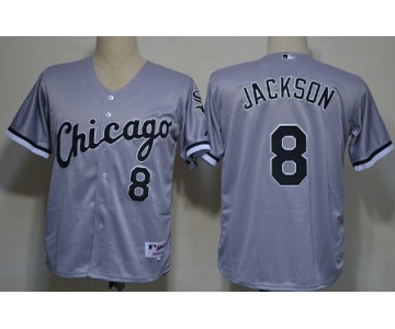Chicago White Sox #8 Bo Jackson Gray Jersey