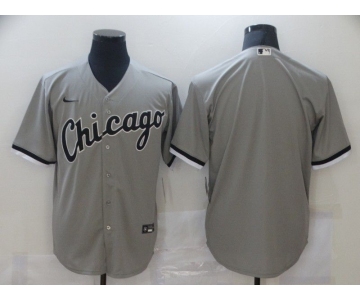 Men Chicago White Sox Blank Grey Game Nike MLB Jerseys
