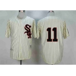 Men's Chicago White Sox #11 Luis Aparicio Cream 1959 Throwback Jersey